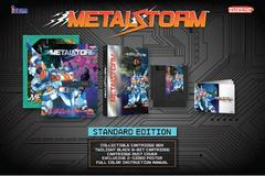 Cartidge; Dust Cover; 2-Sided Poster; Color Manual | Metal Storm [Limited Run Black] NES