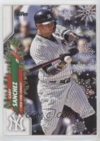 Gary Sanchez Baseball Cards 2020 Topps Holiday Prices