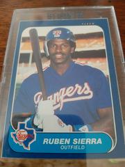Ruben Sierra #U-105 Baseball Cards 1986 Fleer Update Prices