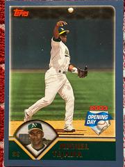Miguel Tejada #80 Baseball Cards 2003 Topps Opening Day Prices