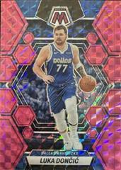 Luka Doncic [Pink] #1 Basketball Cards 2022 Panini Mosaic Prices