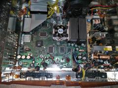 Inside Of Console, 1.0 Revision Motherboard | Xbox System [Orange Halo Edition] Xbox