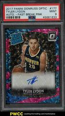 Tyler Lydon [Autograph Fast Break Pink] #177 Basketball Cards 2017 Panini Donruss Optic Prices