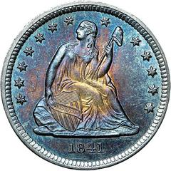 1841 [PROOF] Coins Seated Liberty Quarter Prices