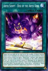 Abyss Script - Rise of the Abyss King YuGiOh Legendary Duelists: White Dragon Abyss Prices