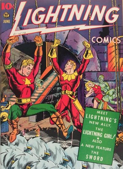 Lightning Comics #1 (1942) Comic Books Lightning Comics