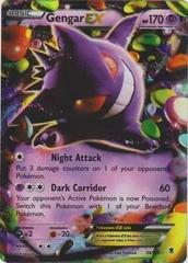 Shiny Mega Gengar EX Card Pokemon X and Y Phantom Gate TCG!