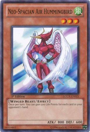 Neo-Spacian Air Hummingbird [1st Edition] LCGX-EN021 YuGiOh Legendary Collection 2: The Duel Academy Years Mega Pack