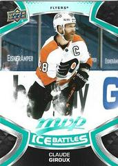 Claude Giroux [Ice Battles] #128 Hockey Cards 2021 Upper Deck MVP Prices