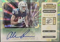 Alec Pierce [SP Variation Autograph Wild Card Ticket] #103V Football Cards 2022 Panini Contenders Prices
