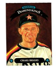 Craig Biggio #DK-24 Baseball Cards 1993 Panini Donruss Diamond Kings Prices