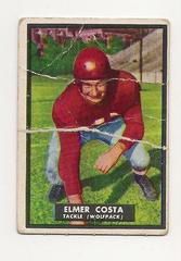 Elmer Costa #60 Football Cards 1951 Topps Magic Prices