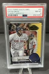 David Ortiz [Class 1-Gold] #62 Baseball Cards 2022 Topps Gold Label Prices
