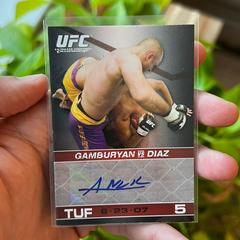 Manny Gamburyan #AMG Ufc Cards 2009 Topps UFC Round 1 Autographs Prices