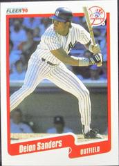 Deion Sanders Baseball Cards 1990 Fleer Prices