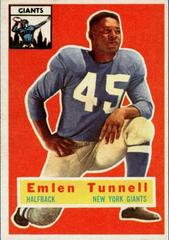 Emlen Tunnell #17 Football Cards 1956 Topps Prices