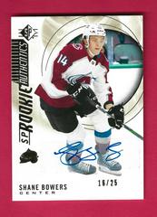 Shane Bowers [Gold Signature] Hockey Cards 2020 SP Prices