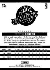 Back Of Card | Trevor Booker Basketball Cards 2014 Panini Hoops