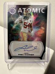 Fred Warner [Xenon] Football Cards 2022 Panini Elements Atomic Autographs Prices