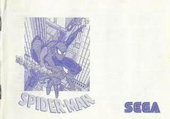 Spider-Man - Manual | Spiderman Sega Master System