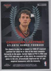 Card Back | Christian Laettner [Refractor] Basketball Cards 1997 Topps Chrome Topps 40