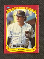 LaMarr Hoyt #63 Baseball Cards 1986 Fleer Star Stickers Prices