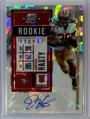 Jamycal Hasty [Autograph Cracked Ice] #202 Football Cards 2020 Panini Contenders Optic Prices