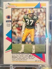 Mark Murphy #27 Football Cards 1991 Pacific Flash Cards Prices
