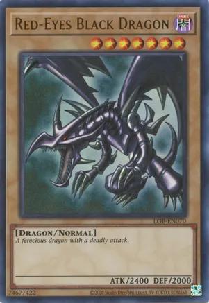 Red-Eyes Black Dragon LOB-EN070 YuGiOh Legend of Blue Eyes White Dragon: 25th Anniversary