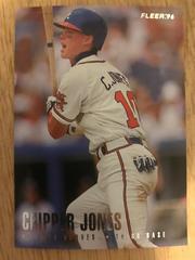 Chipper Jones Baseball Cards 1996 Fleer Braves Team Set Prices