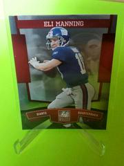 Eli Manning #65 Football Cards 2010 Panini Donruss Elite Prices