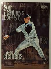 Roger Clemens Baseball Cards 2000 Topps 20th Century's Best Prices