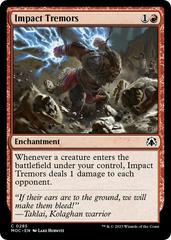 Impact Tremors Magic March of the Machine Commander Prices
