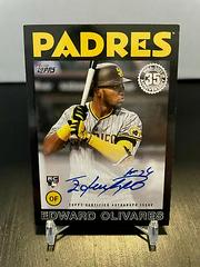 Edward Olivares [Black] Baseball Cards 2021 Topps 1986 Baseball 35th Anniversary Autographs Prices