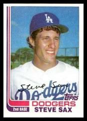 Steve Sax #103T Baseball Cards 1982 Topps Traded Prices