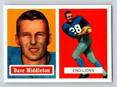 Dave Middleton #8 Football Cards 1994 Topps Archives 1957 Reprint Prices