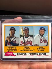Ronald Acuna Jr. [Braves Future Stars] Baseball Cards 2018 Topps Archives 1981 Future Stars Trios Prices
