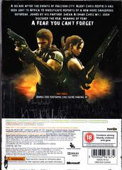 Back Cover | Resident Evil 5 [Steelbook] PAL Xbox 360