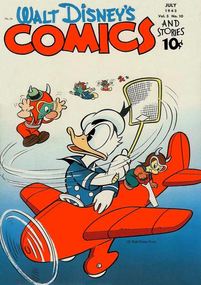 Walt Disney's Comics and Stories #34 (1943) Comic Books Walt Disney's Comics and Stories