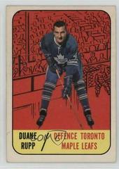 Duane Rupp #20 Hockey Cards 1967 Topps Prices