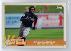 Ronald Acuña Jr #SHS-15 Baseball Cards 2020 Topps Opening Day Spring Has Sprung Prices