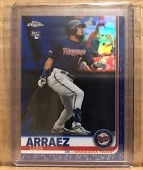 Luis Arraez [Blue Refractor] #45 Baseball Cards 2019 Topps Chrome Update Prices