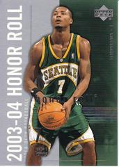 Rashard Lewis Basketball Cards 2003 Upper Deck Honor Roll Prices