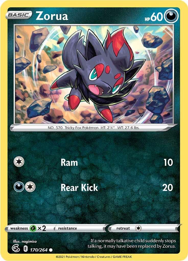 Zorua #170 Pokemon Fusion Strike