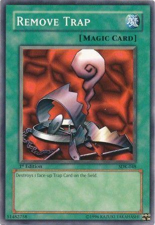 Remove Trap [1st Edition] SDK-048 YuGiOh Starter Deck: Kaiba