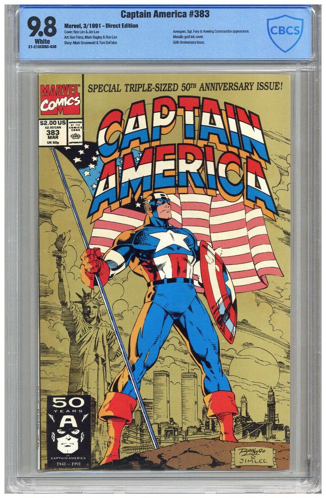 Captain America #383 (1991) Comic Books Captain America