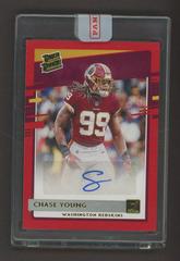 Chase Young [Autograph Red] Football Cards 2020 Panini Donruss Prices
