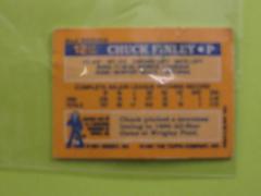 Card 12 Reverse | Chuck Finley Baseball Cards 1991 Topps Micro