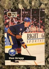 Uwe Krupp [French] Hockey Cards 1991 Pro Set Prices