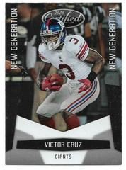 Victor Cruz #270 Football Cards 2010 Panini Certified Prices